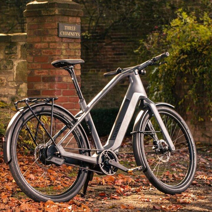 Canyon Precede:ON CF 8 - Premium E-Commuter (Mineral White)