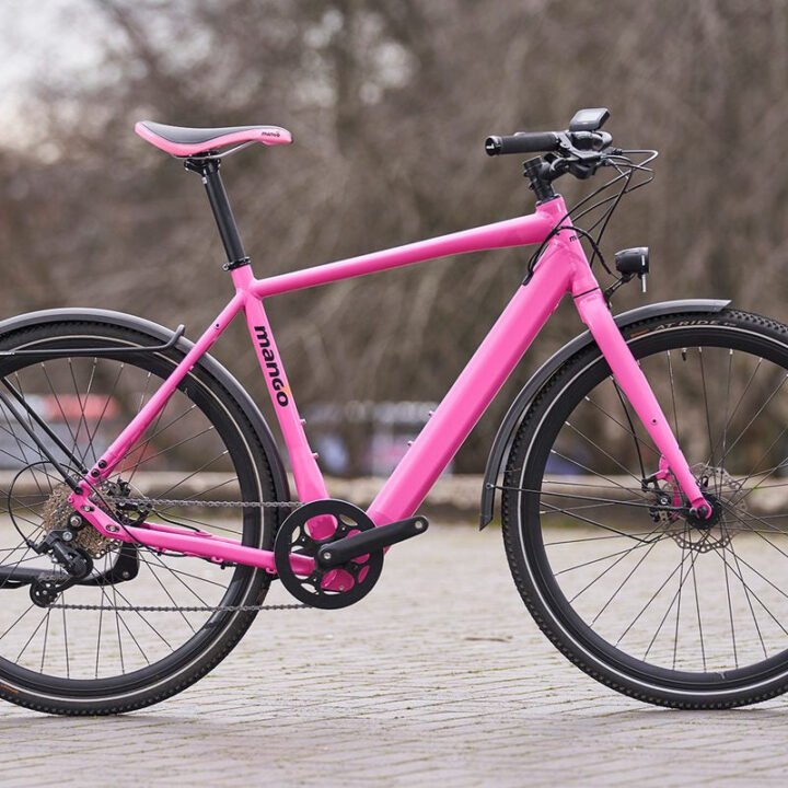 Mango Dee Dee - Custom Urban E-Bike (Hot Pink)