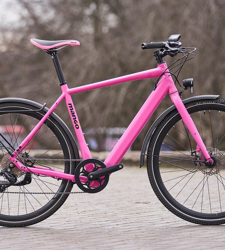 Mango Dee Dee - Custom Urban E-Bike (Hot Pink)