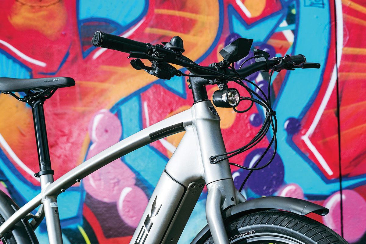 Trek Verve+ 3 Lowstep - Electric Hybrid (Pearl White) - Image 5
