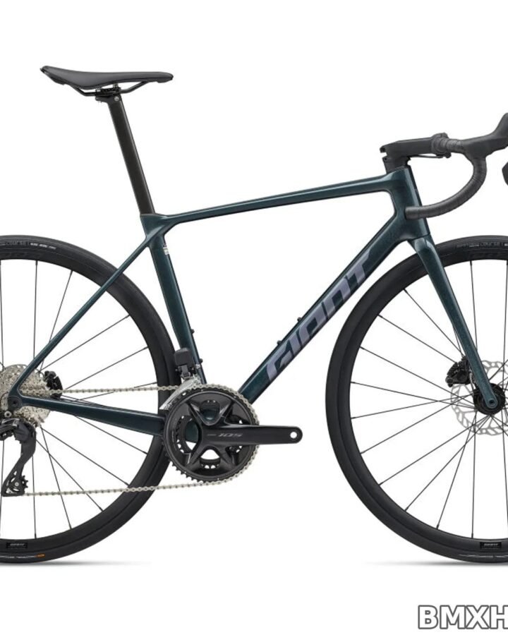 Giant TCR Advanced 1 - Carbon Road Bike (Asphalt Green)
