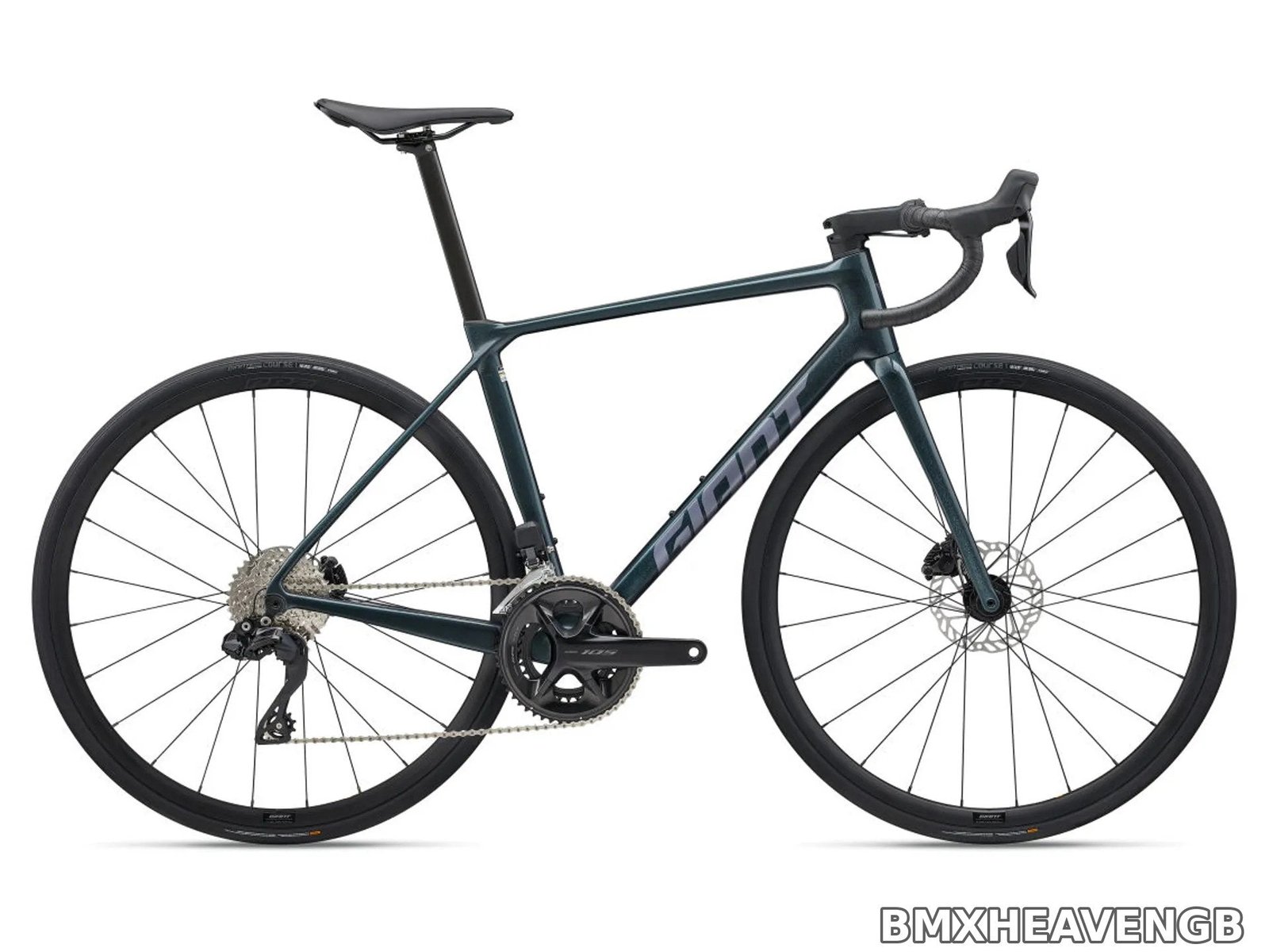 Giant TCR Advanced 1 - Carbon Road Bike (Asphalt Green)
