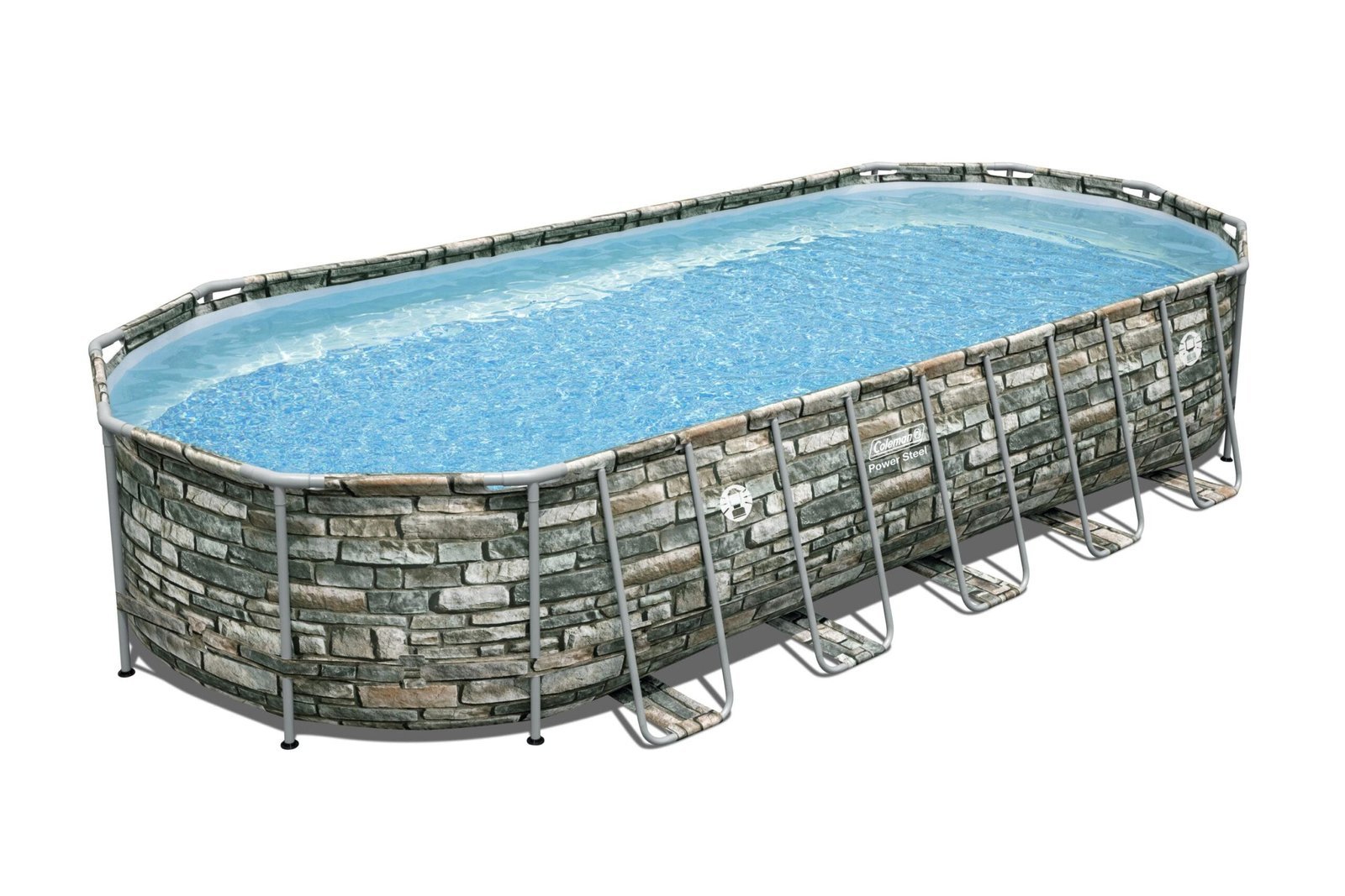 Coleman Power Steel 26' x 12' x 52" Oval Above Ground Pool Set