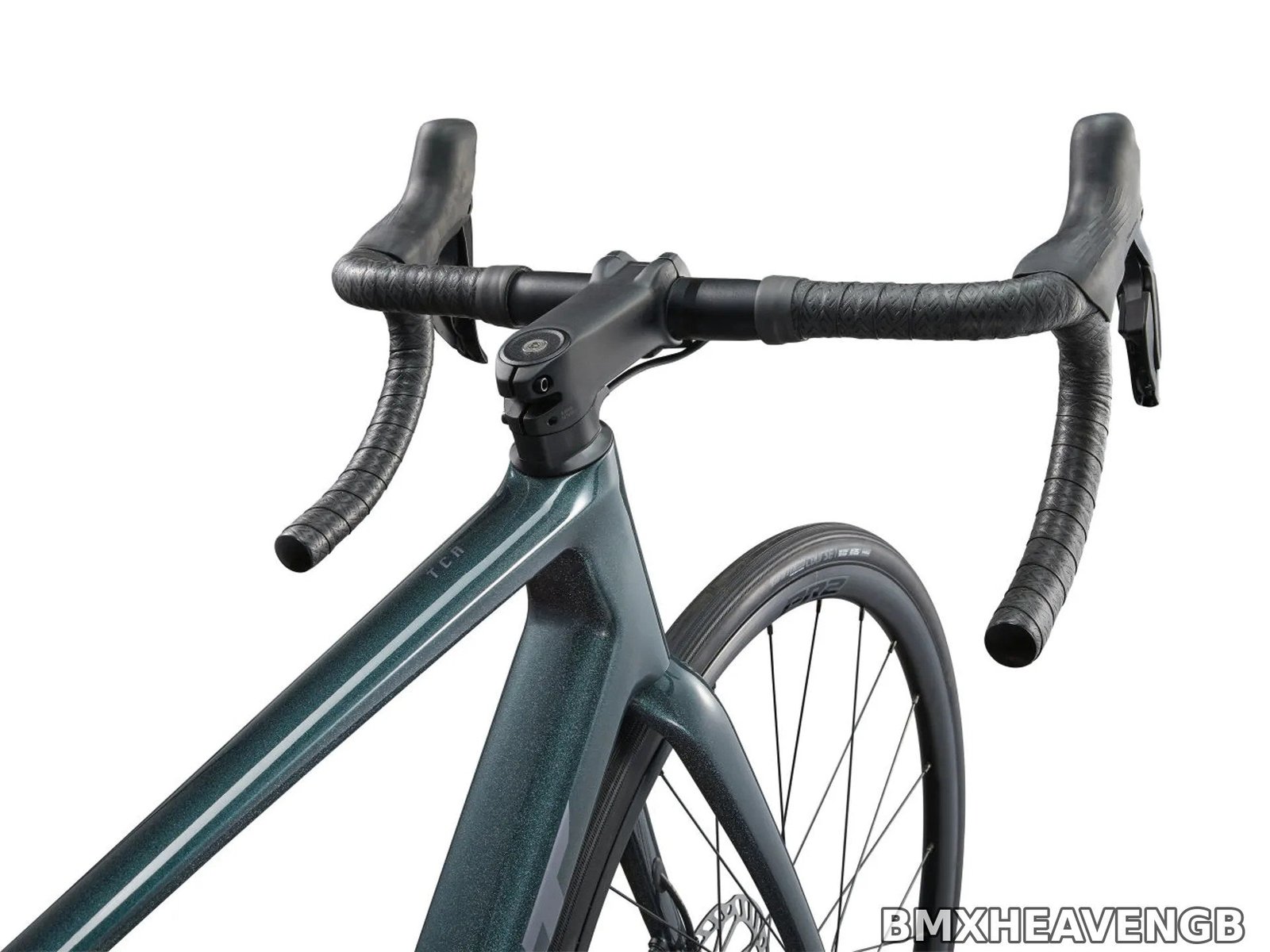 Giant TCR Advanced 1 - Carbon Road Bike (Asphalt Green) - Image 6