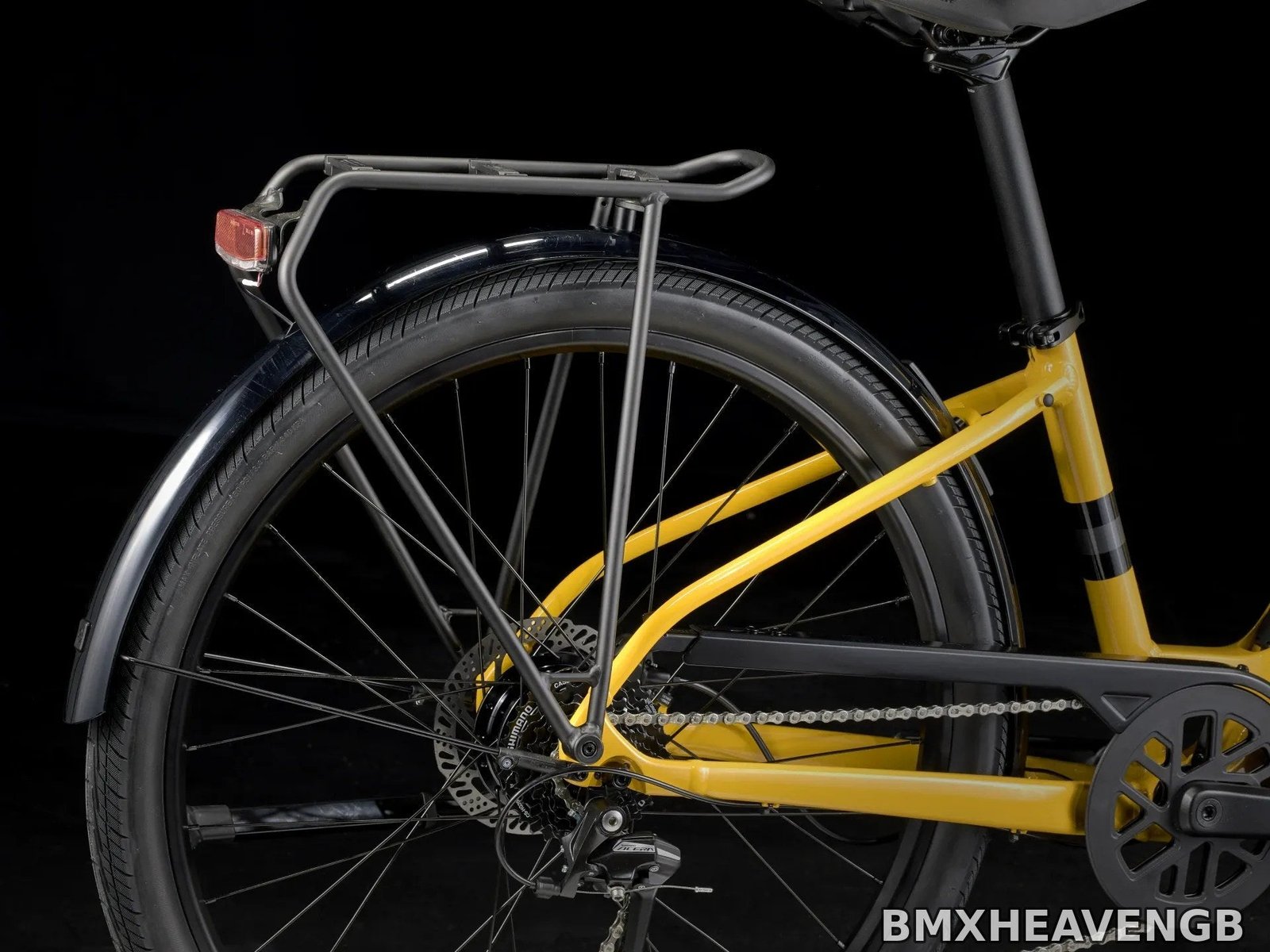 Trek Verve+ 1 Lowstep LT - Electric Hybrid Bike (Baja Yellow) - Image 9