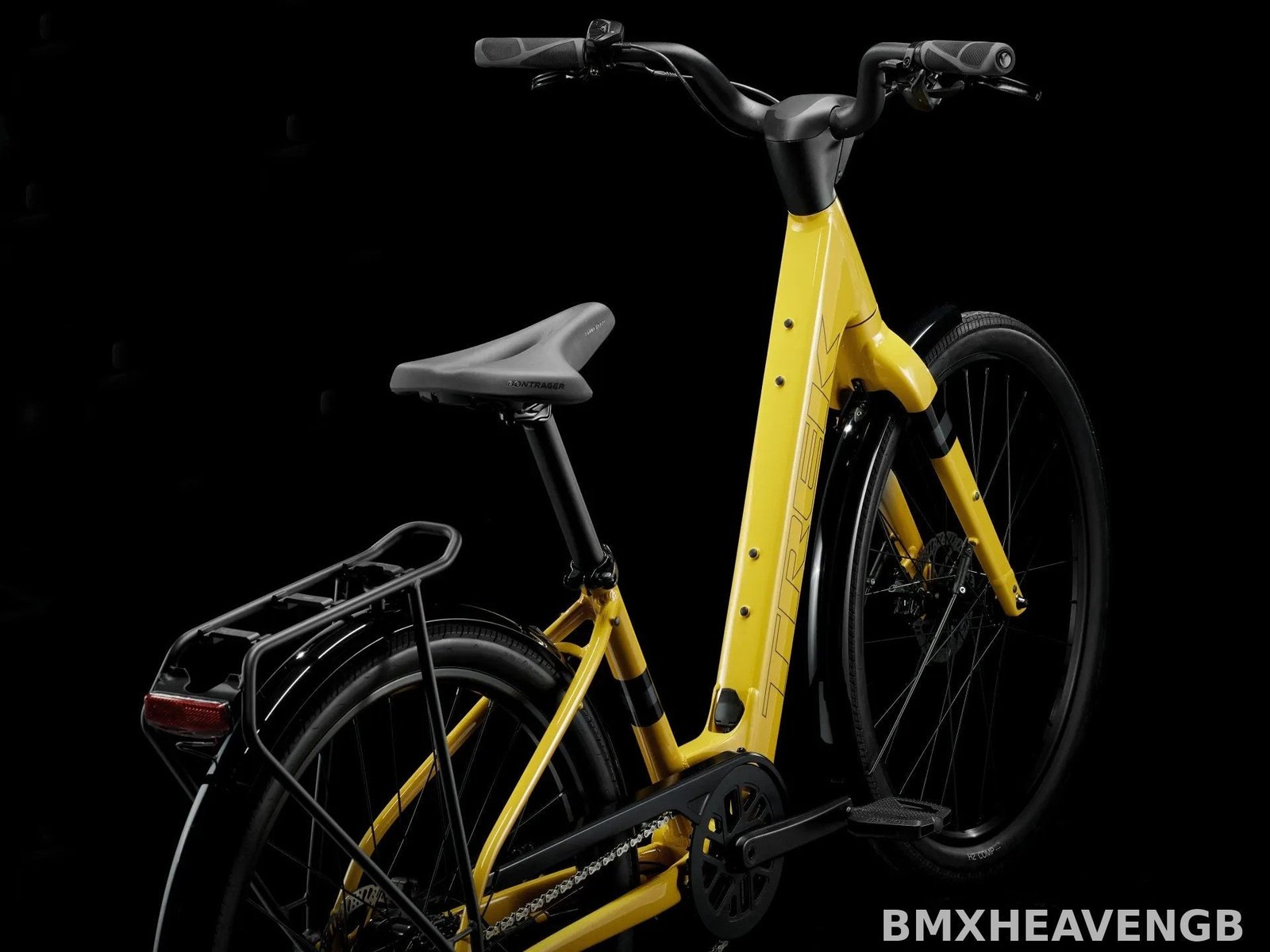 Trek Verve+ 1 Lowstep LT - Electric Hybrid Bike (Baja Yellow) - Image 3