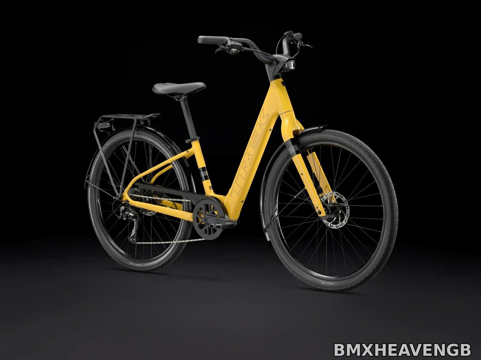Trek Verve+ 1 Lowstep LT - Electric Hybrid Bike (Baja Yellow) - Image 2